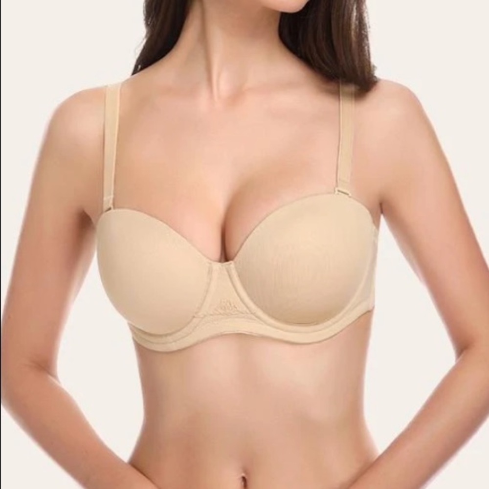 Wingslove Nude Padded Multi-way Adjustable Bra size 32DDD/32F